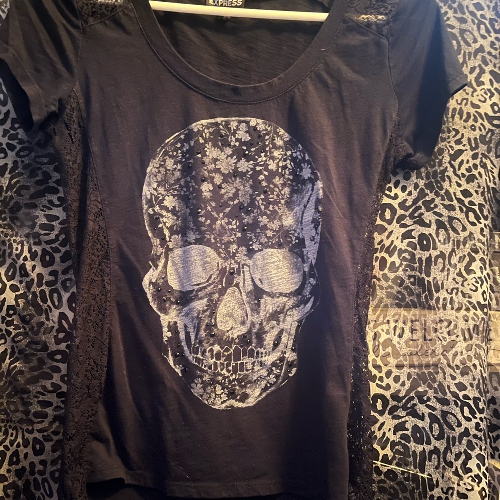 Express Black Graphic Tee